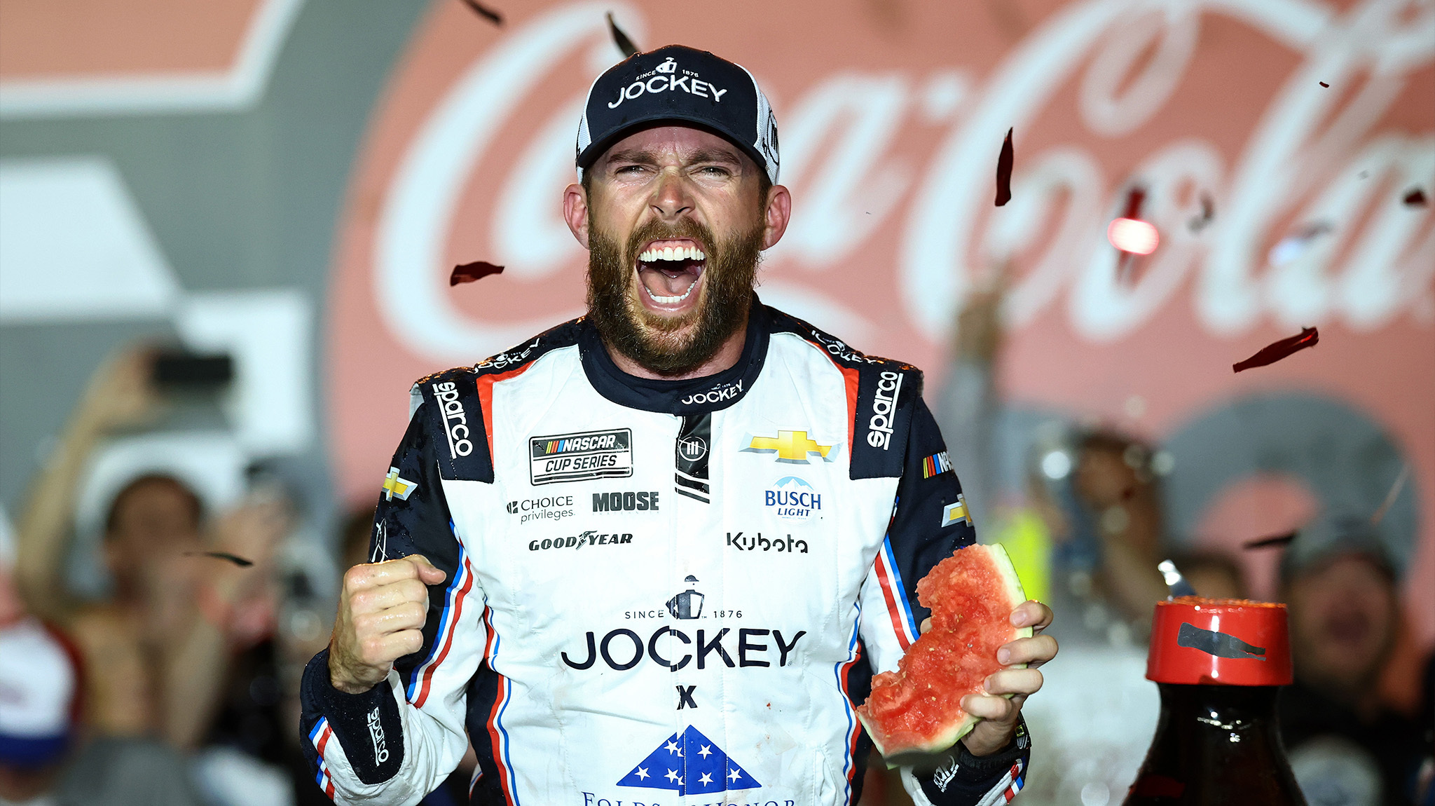 Ross Chastain conquistó el Coca-Cola 600 en los últimos instantes de la carrera