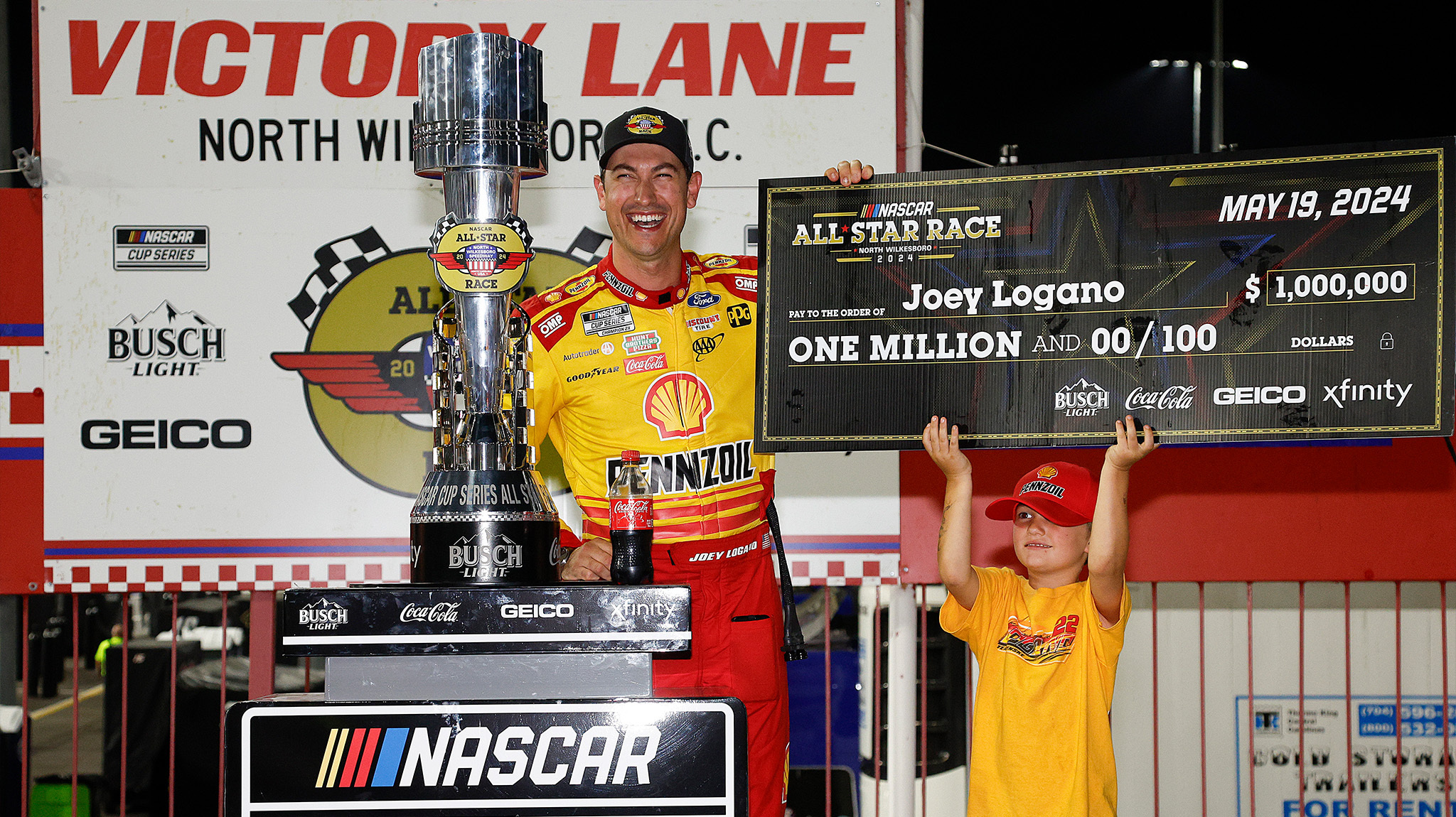 Las principales figuras internacionales de la NASCAR Cup Series disputan la All-Star Race