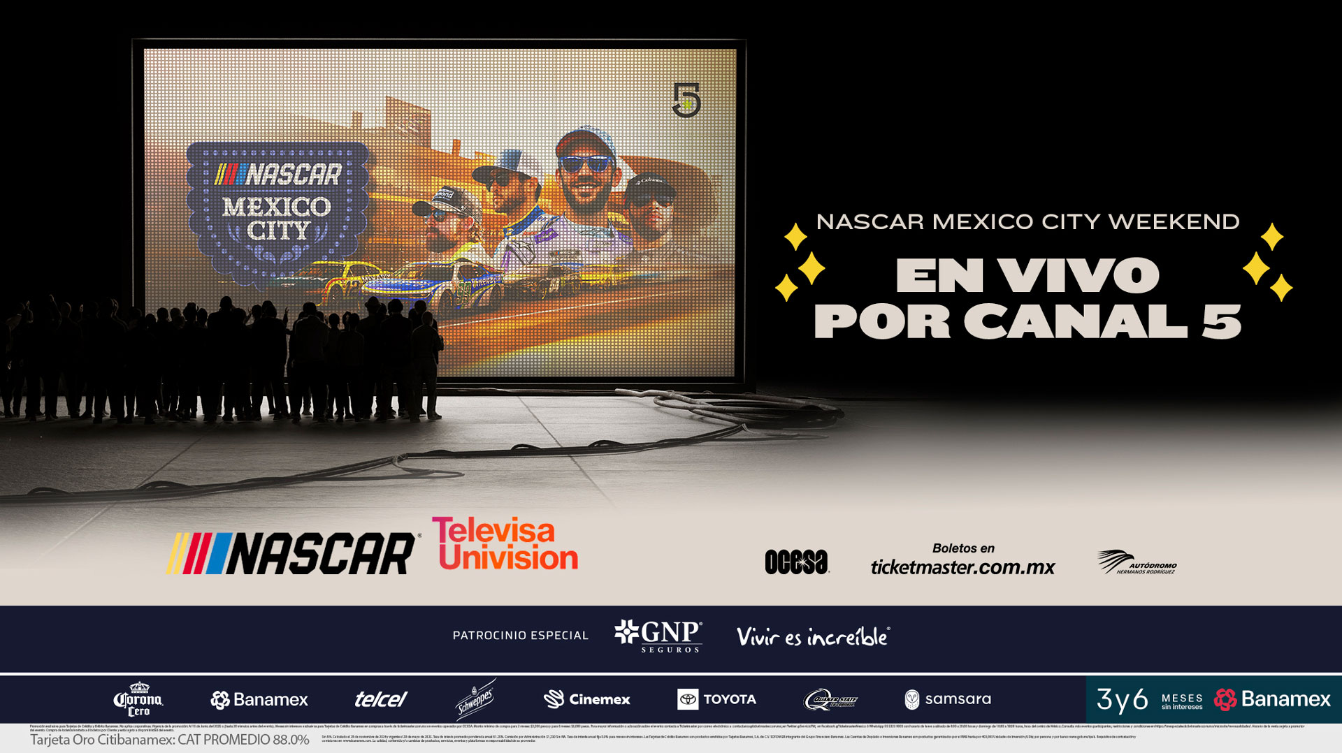 NASCAR y Televisa Univision anuncian derechos de transmisión con un acuerdo histórico